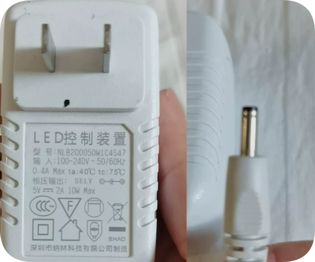 *Brand NEW*5V 2A 10W max Suitable for Nalin LED control gear model NLB200050W1C4S47 cons